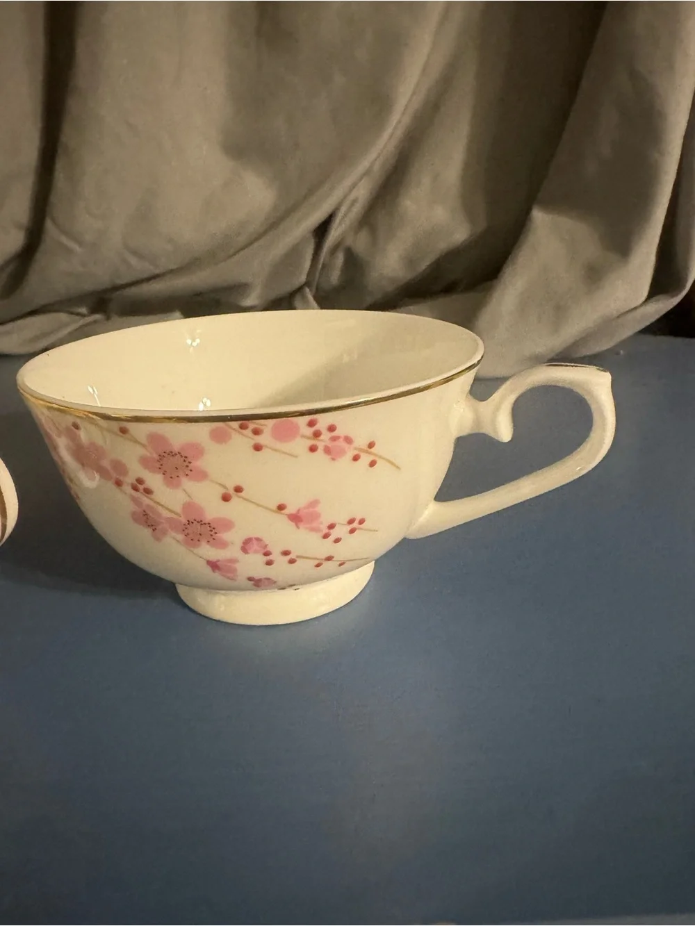 Teavana Floral Bone China Teacups - Set of 3